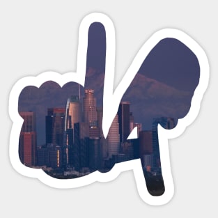 LA Hands, Skyline v4 Sticker